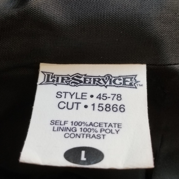 Lip Service — “Flower of Evil” Baroque Blazer (2003, Founder-Era Los Angeles) - Picture 8 of 8